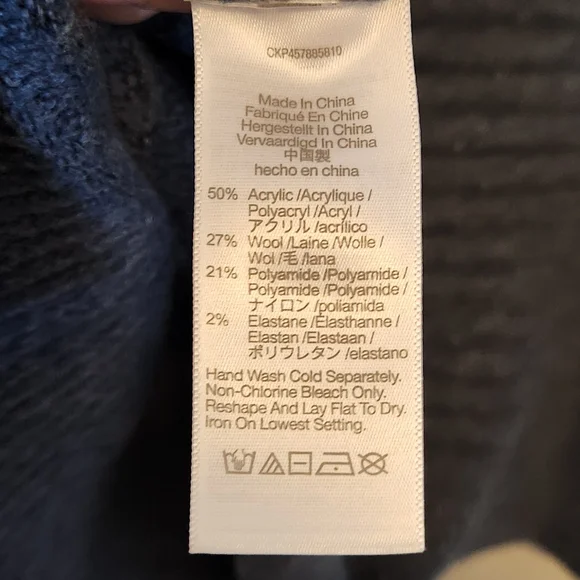 Madewell Blue Knit Sweater - Picture 5 of 5